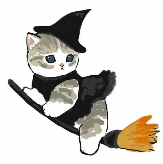 Witch kitty