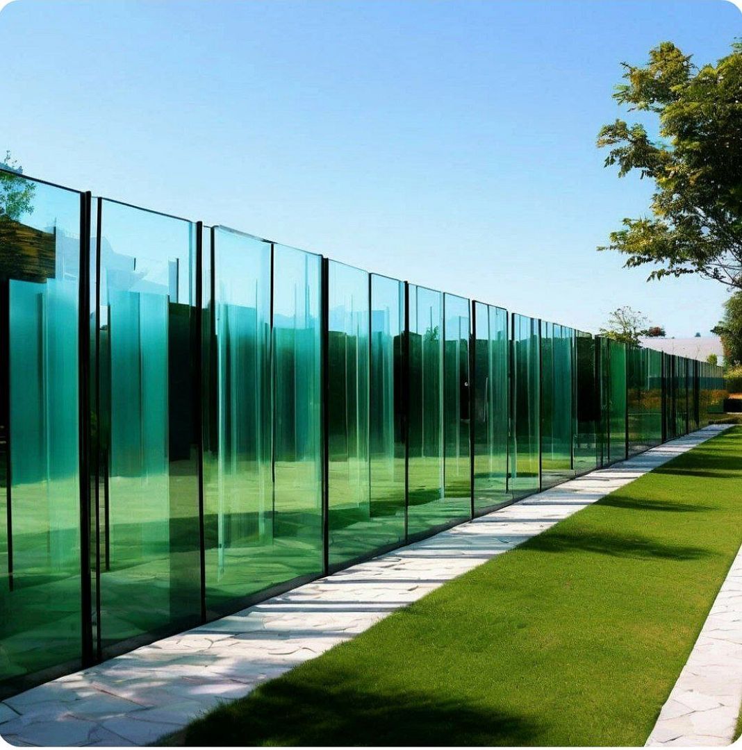 glass fence