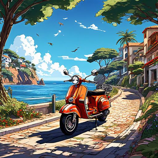 retro vespa 1