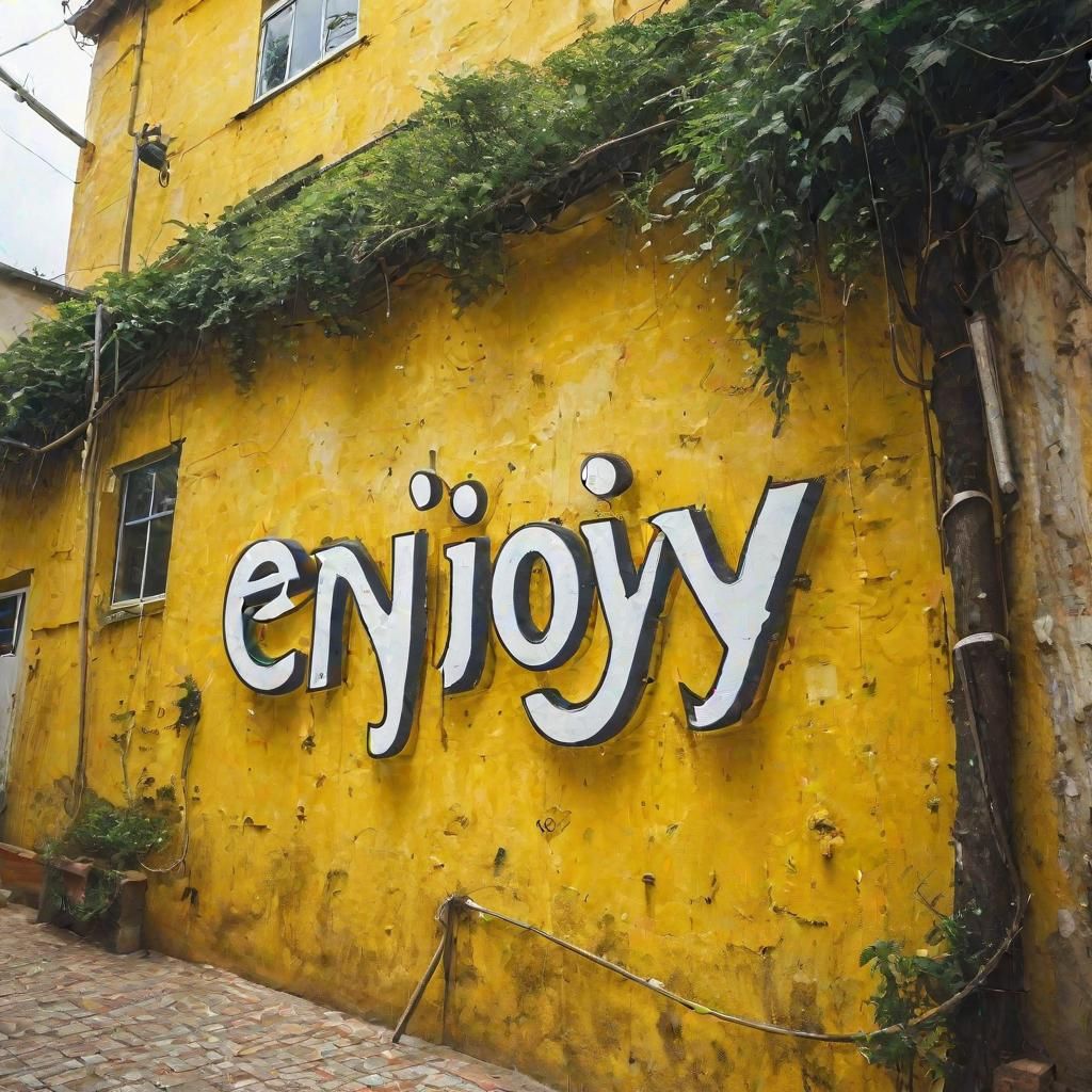 Enjoy with Yellow Wall