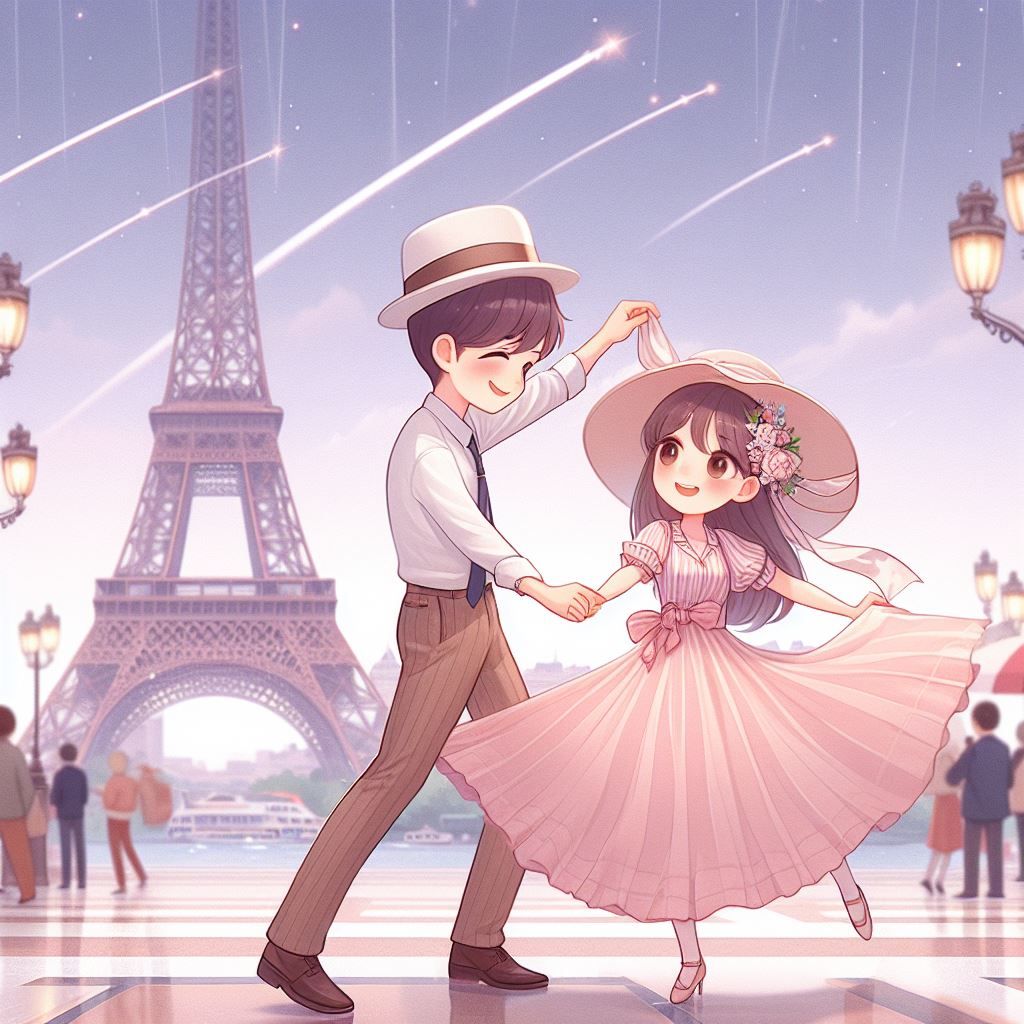 Dance below the Eiffel