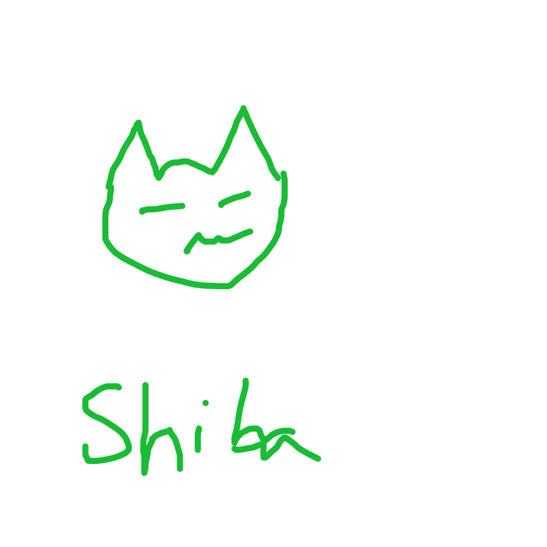 green shiba