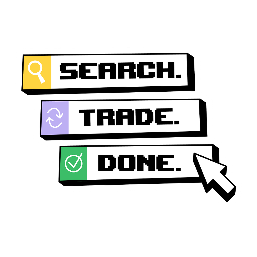 Search. Trade. Done.