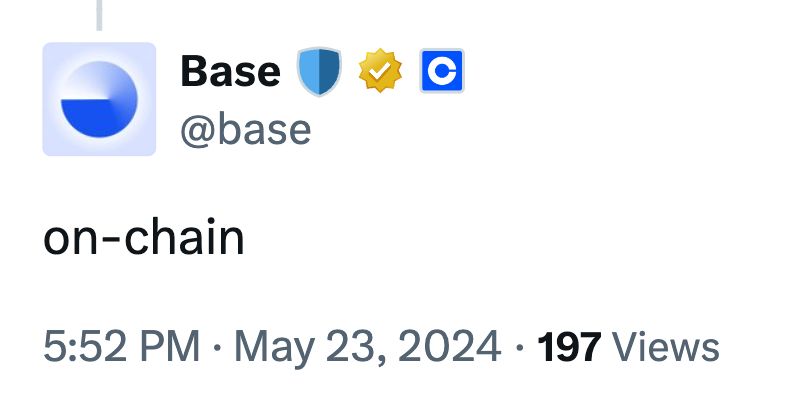 Base is on-chain