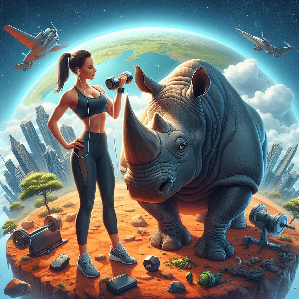 RHINO & FITNESS GIRL (10)