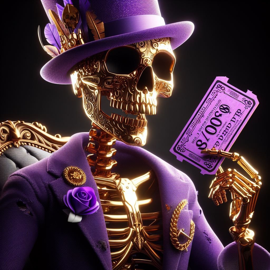 Golden skeleton #1