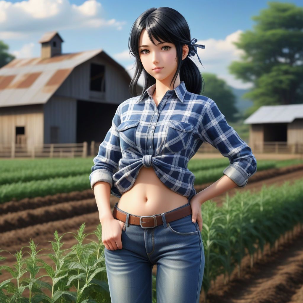 enjoy girl farm