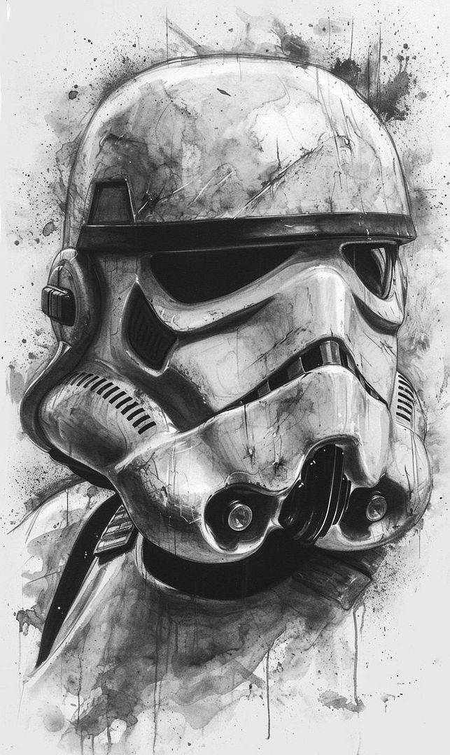 Star wars - stormtrooper sketch design