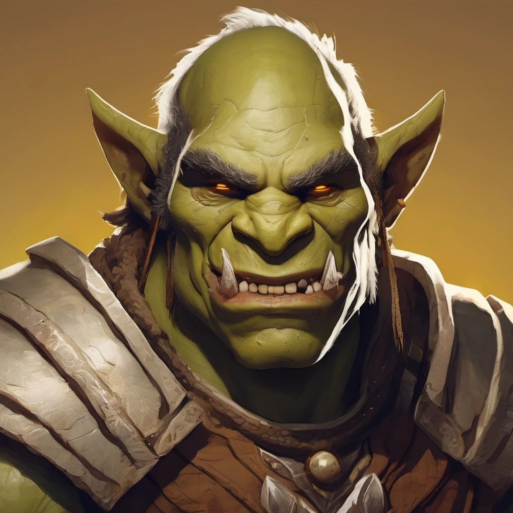 a friendly orc