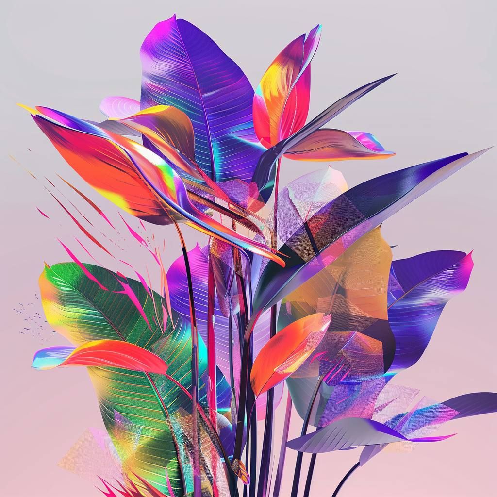 abstract leafs