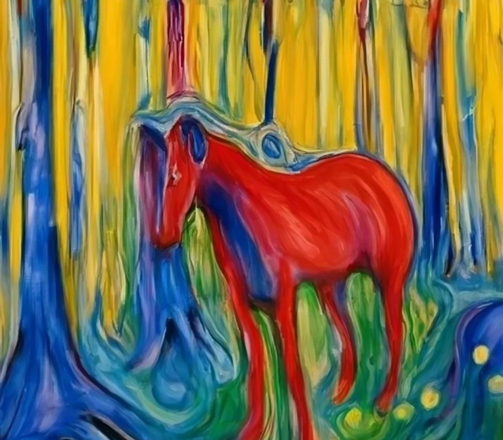 horse paint