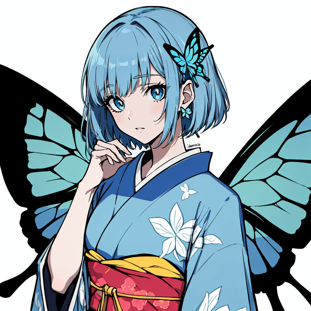 Butterfly girl