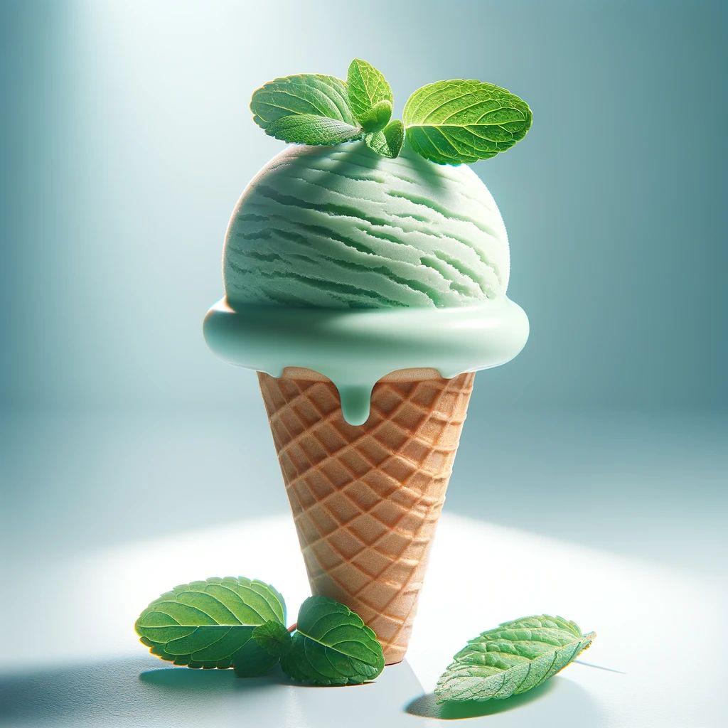 Mint ice cream