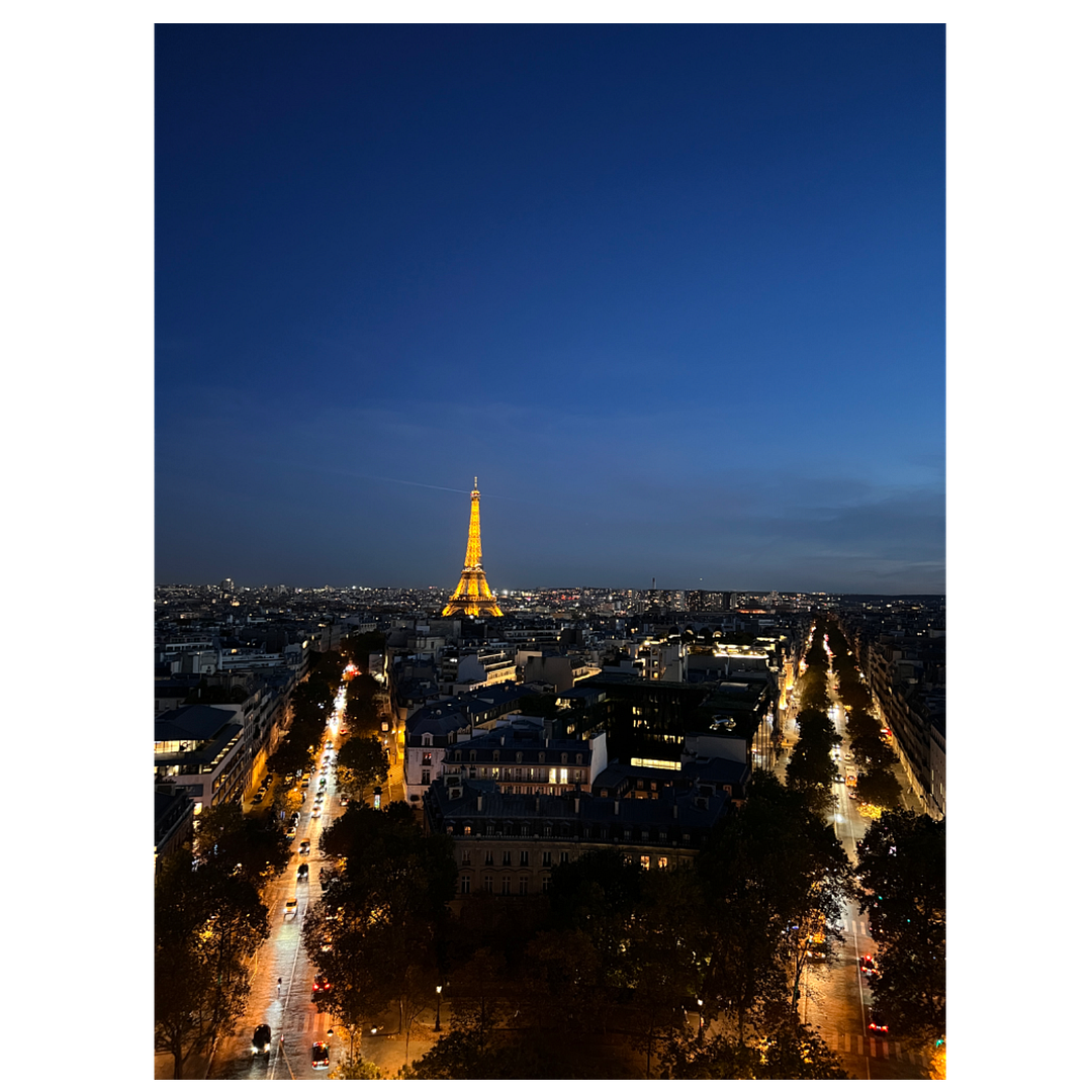 Paris night view