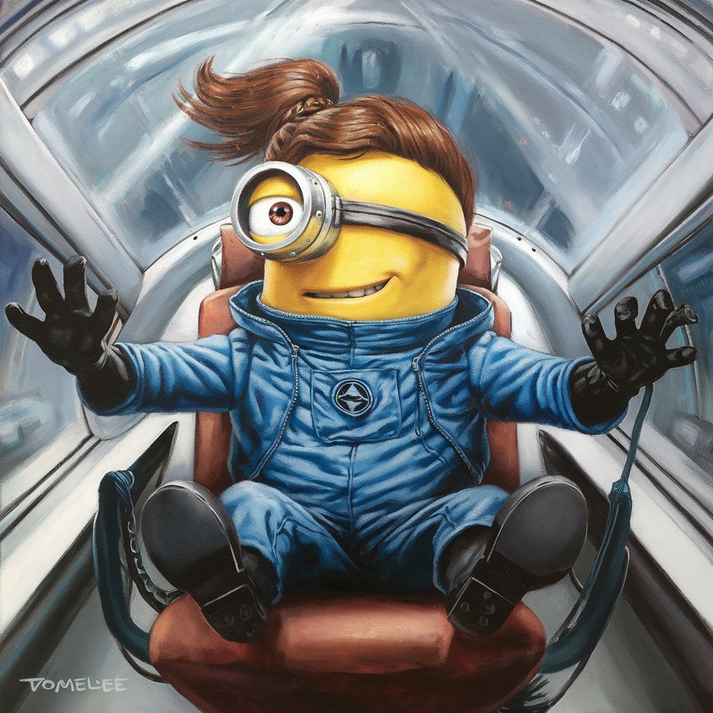 Minion in the space