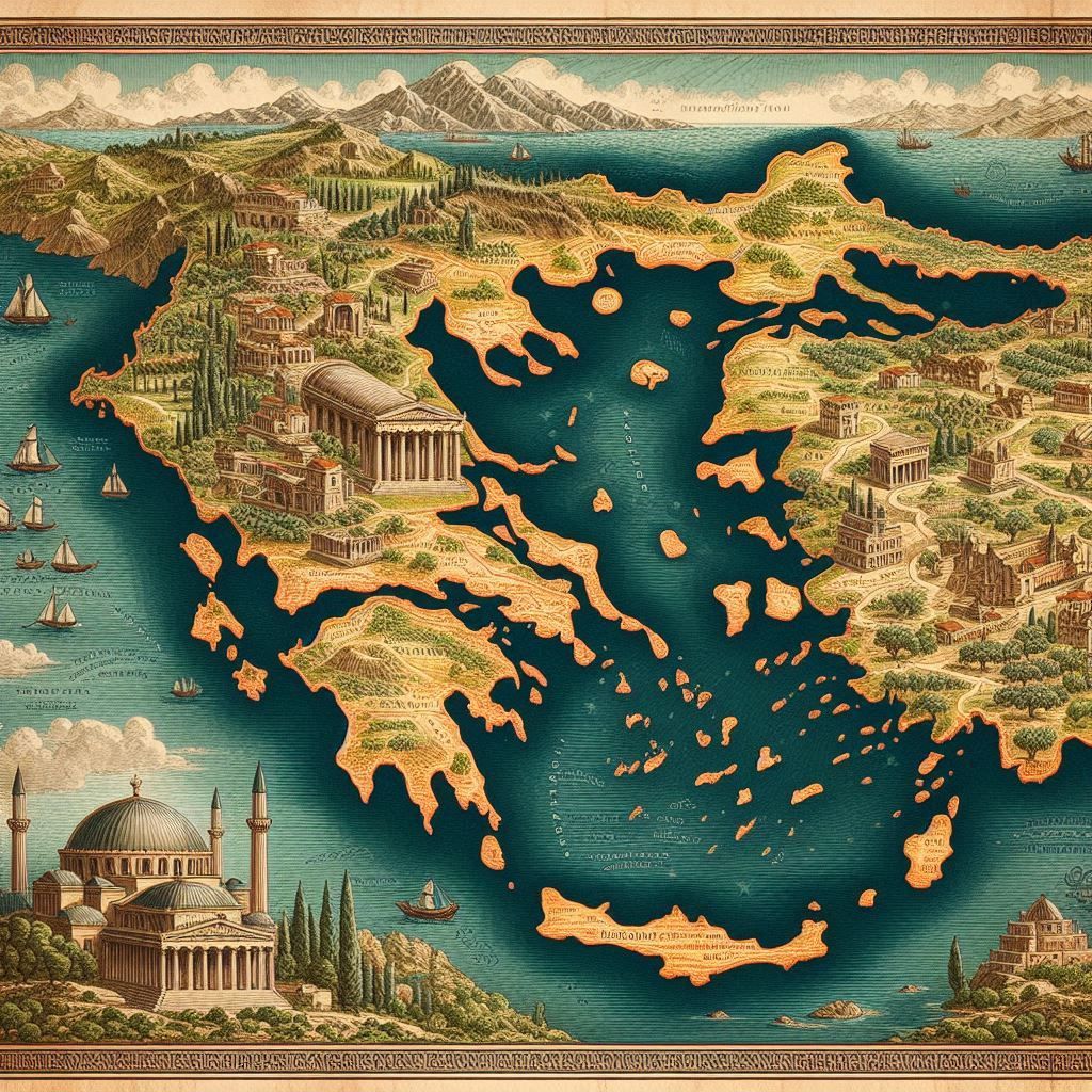 Greek ancient map