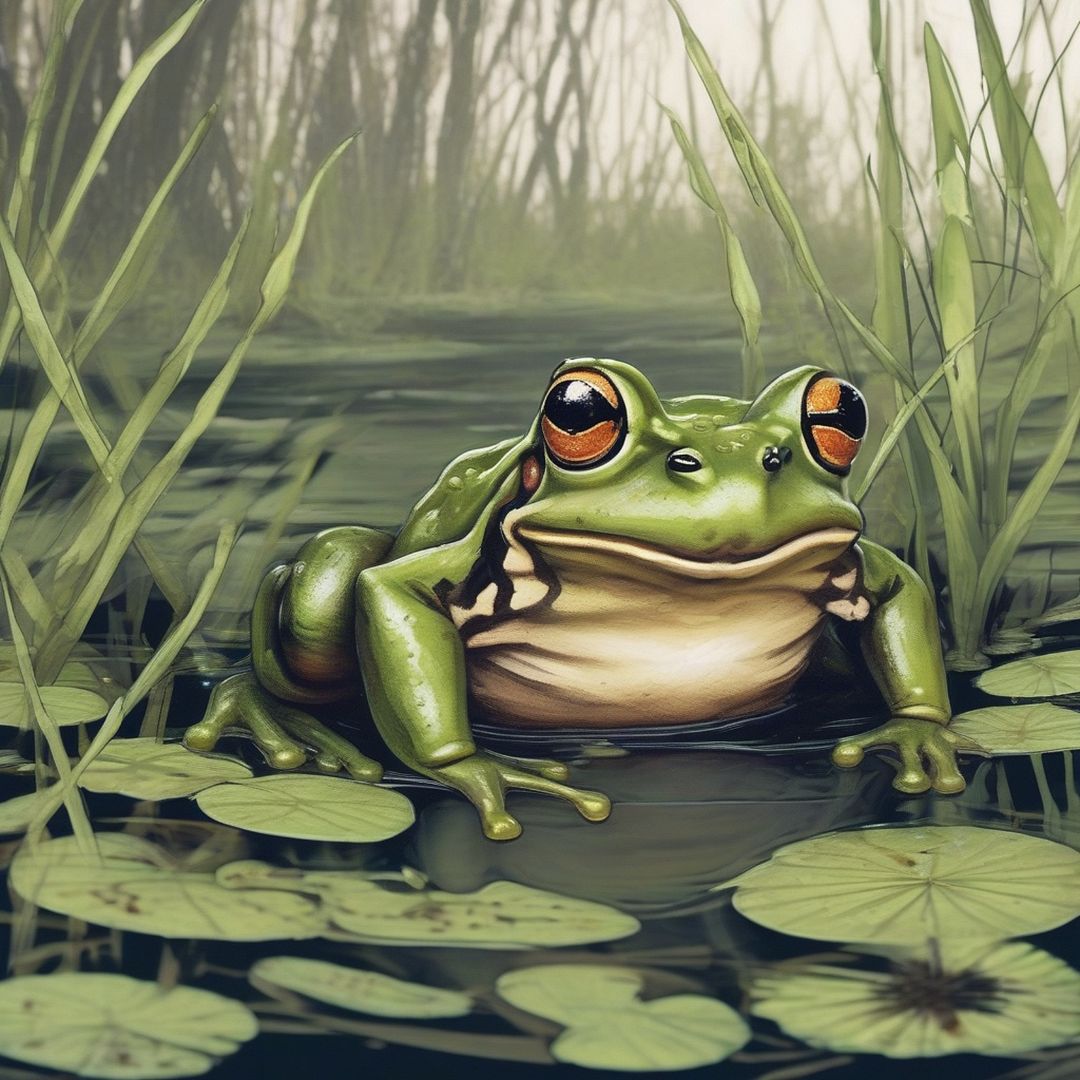 frog in the swamp