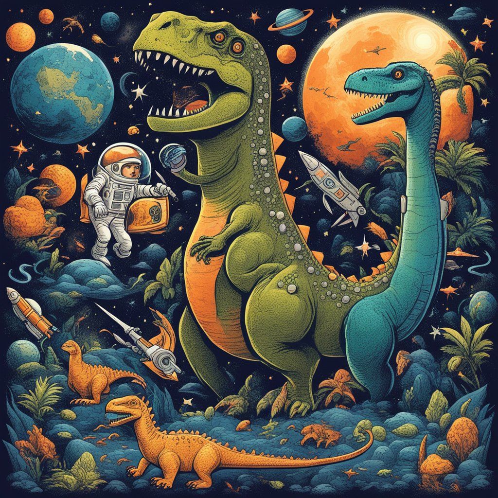 Dino Space wars #1