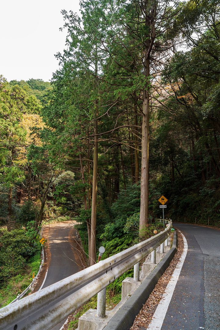 A narrow hairpin corner