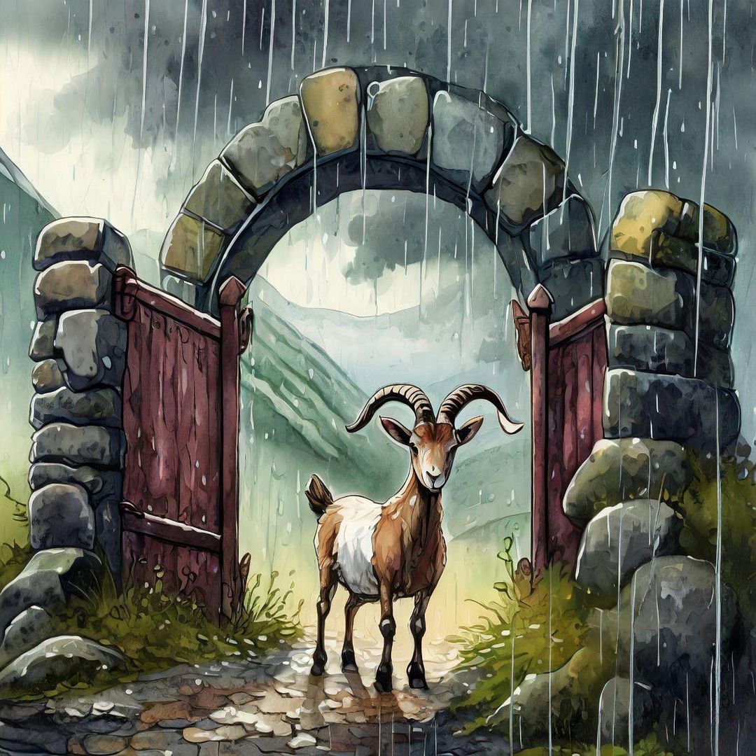 goat at the gate