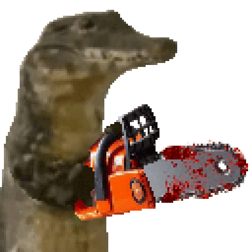 🪚🐊
