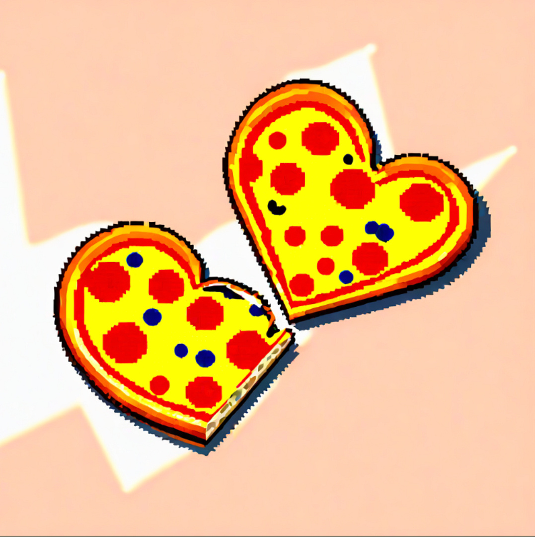 Heart-pizza!