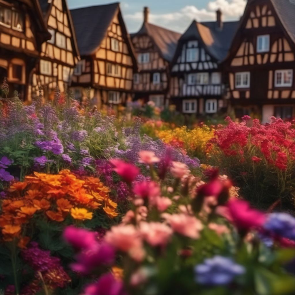 Half-timbered village