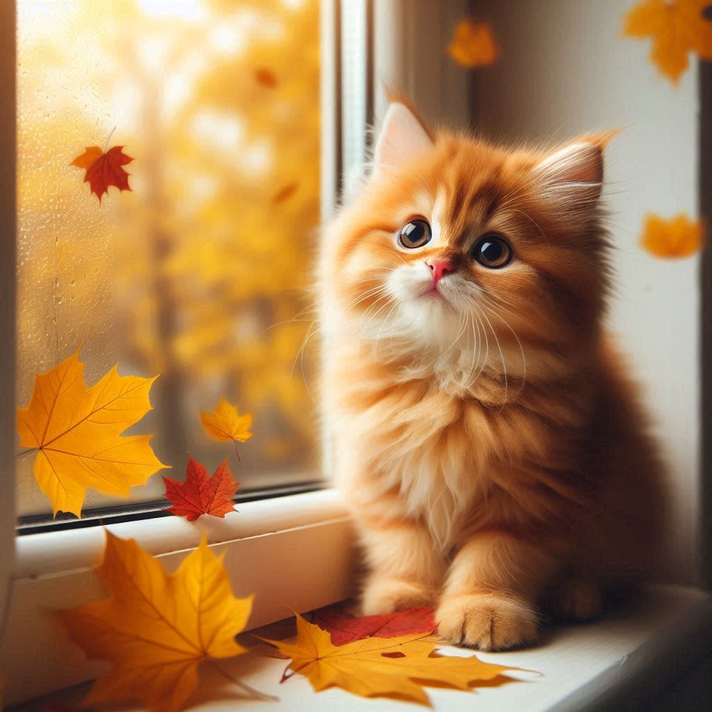 autumn cat