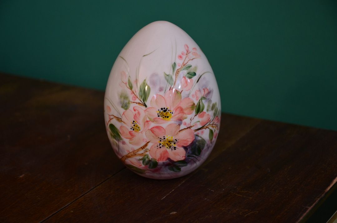 Ceramic egg "Awakening of Nature" #1