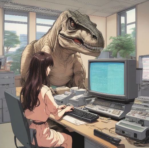 working dinosaur 06