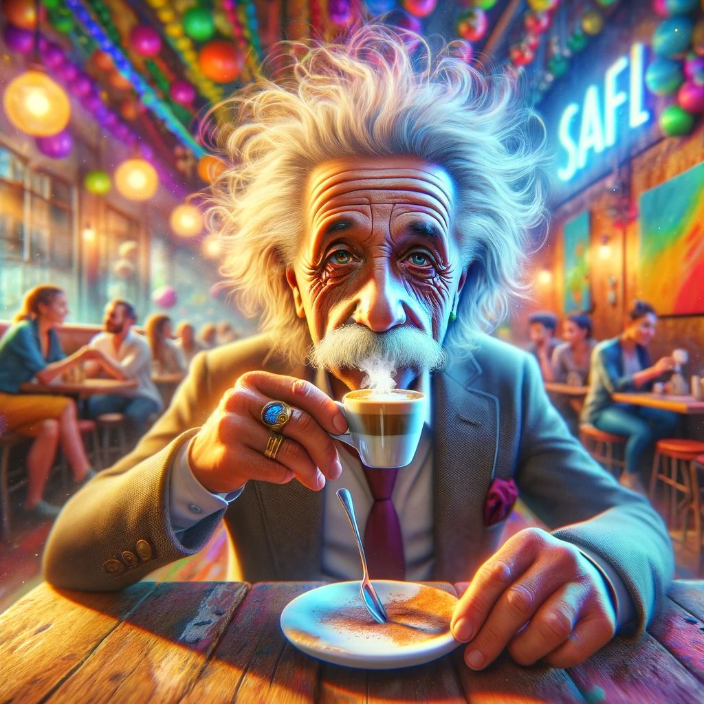 I love coffee too Einstein sir