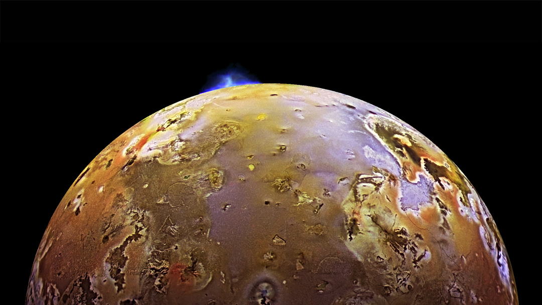 Volcano Erupts on Io (Galileo)