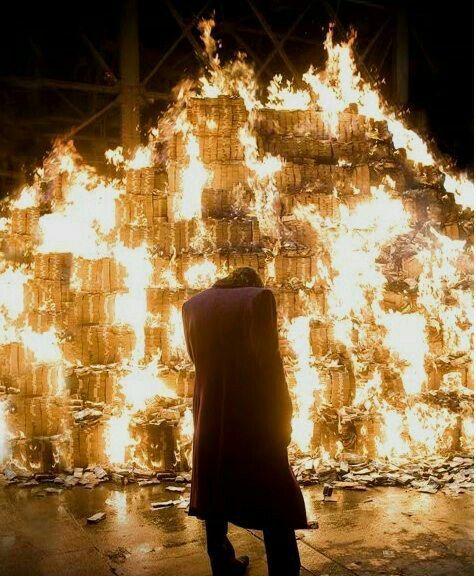 Burn money