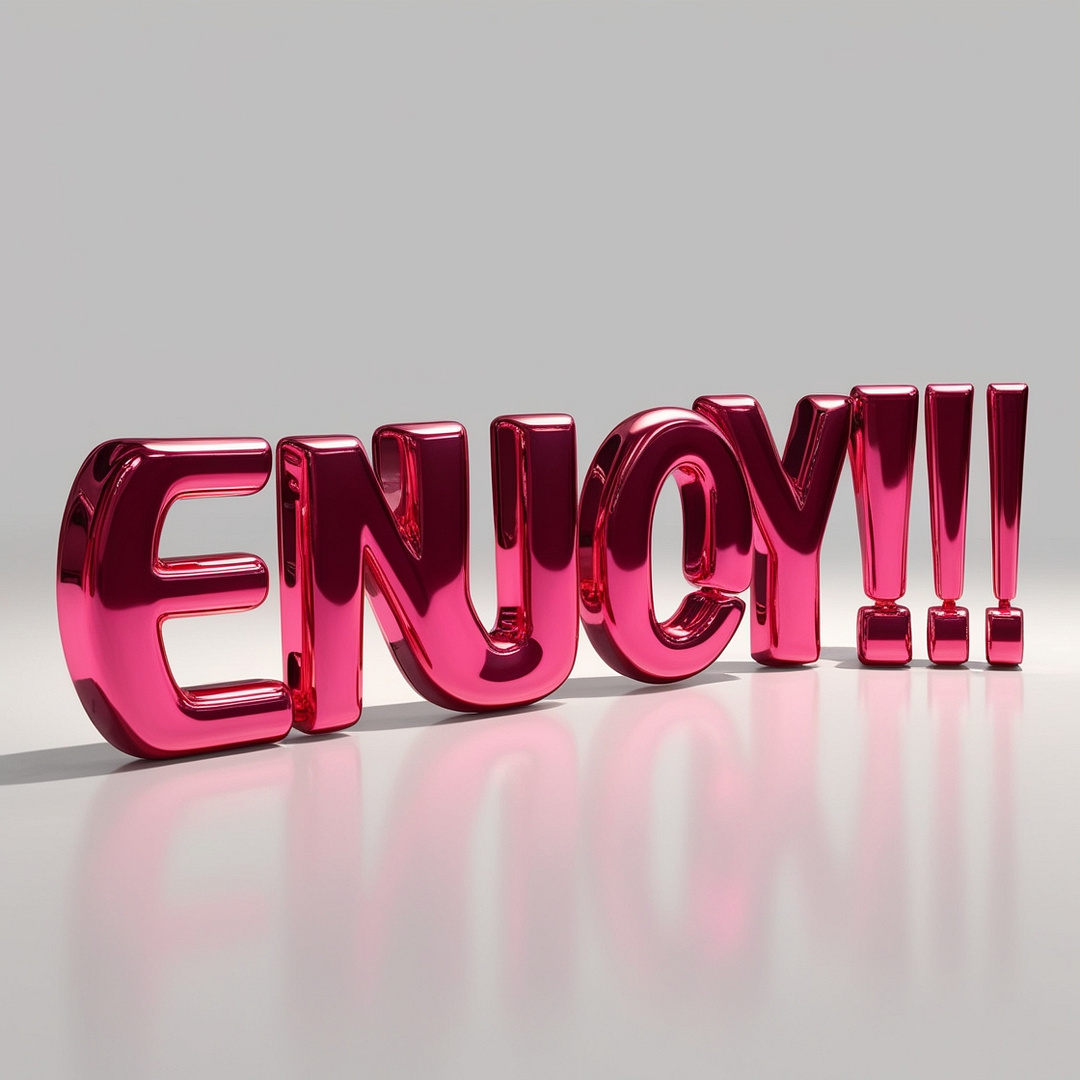 Enjoy 3D text1