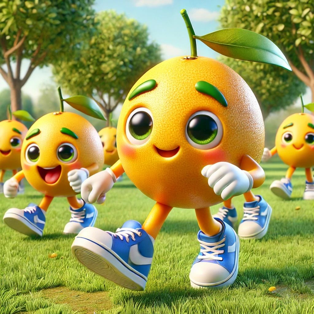 Kumquats Walking in the Park