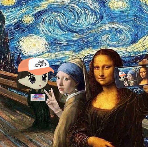 Selfie at the Starry Night 2.0