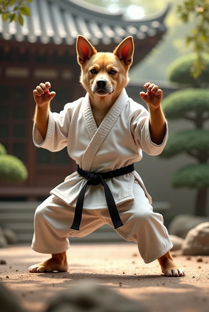 The karate dog