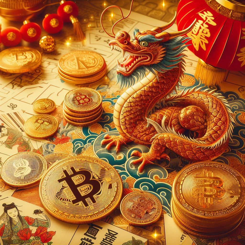 crypto dragon in the lunar new year