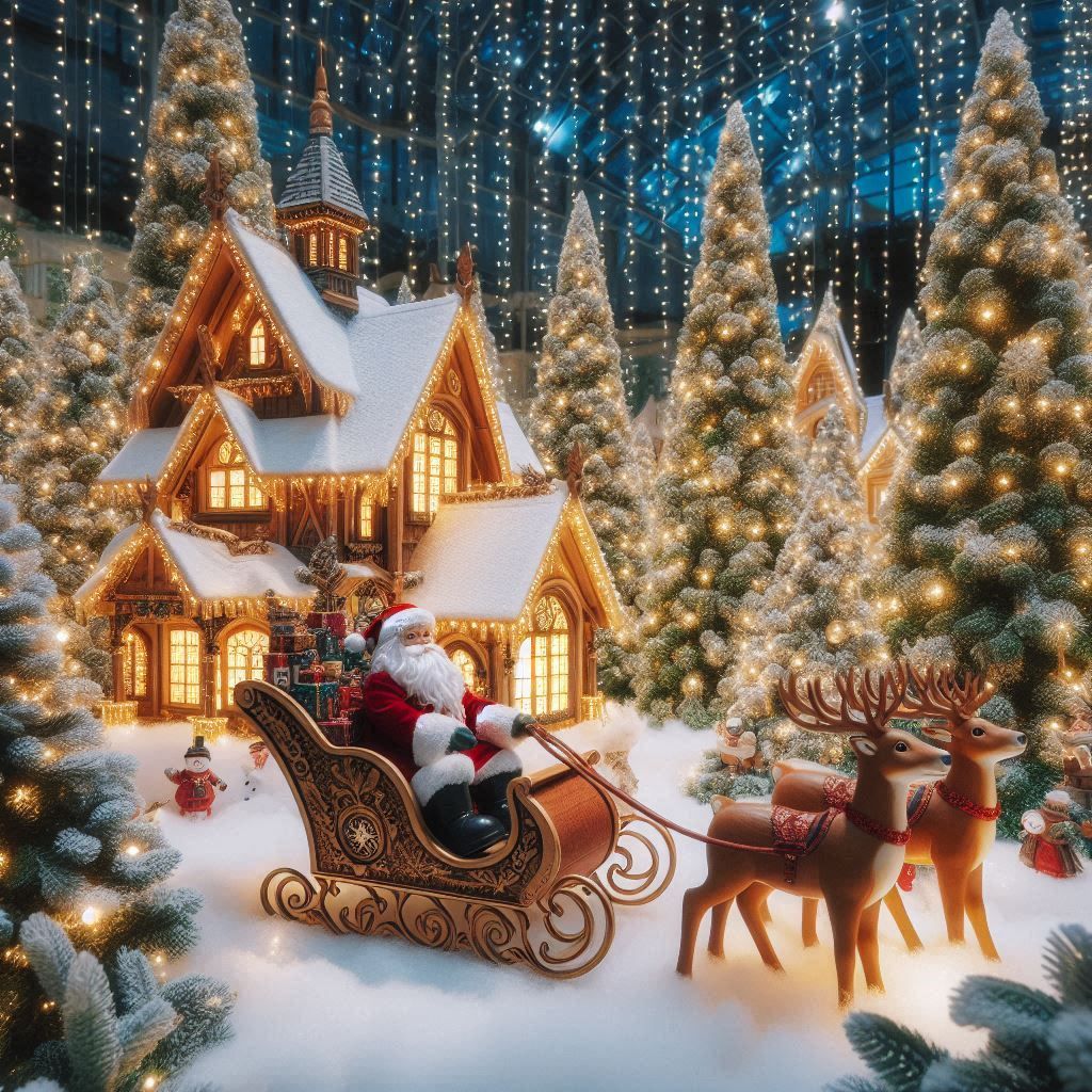 Christmas time display