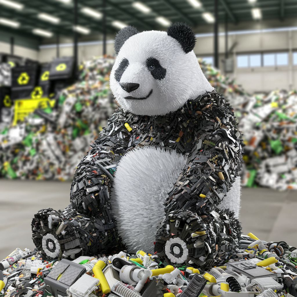 recycling panda blast