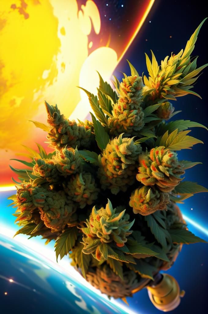 Cannabis on space #1