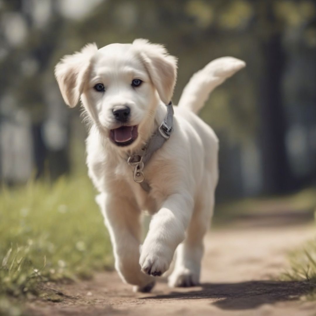 walking puppy