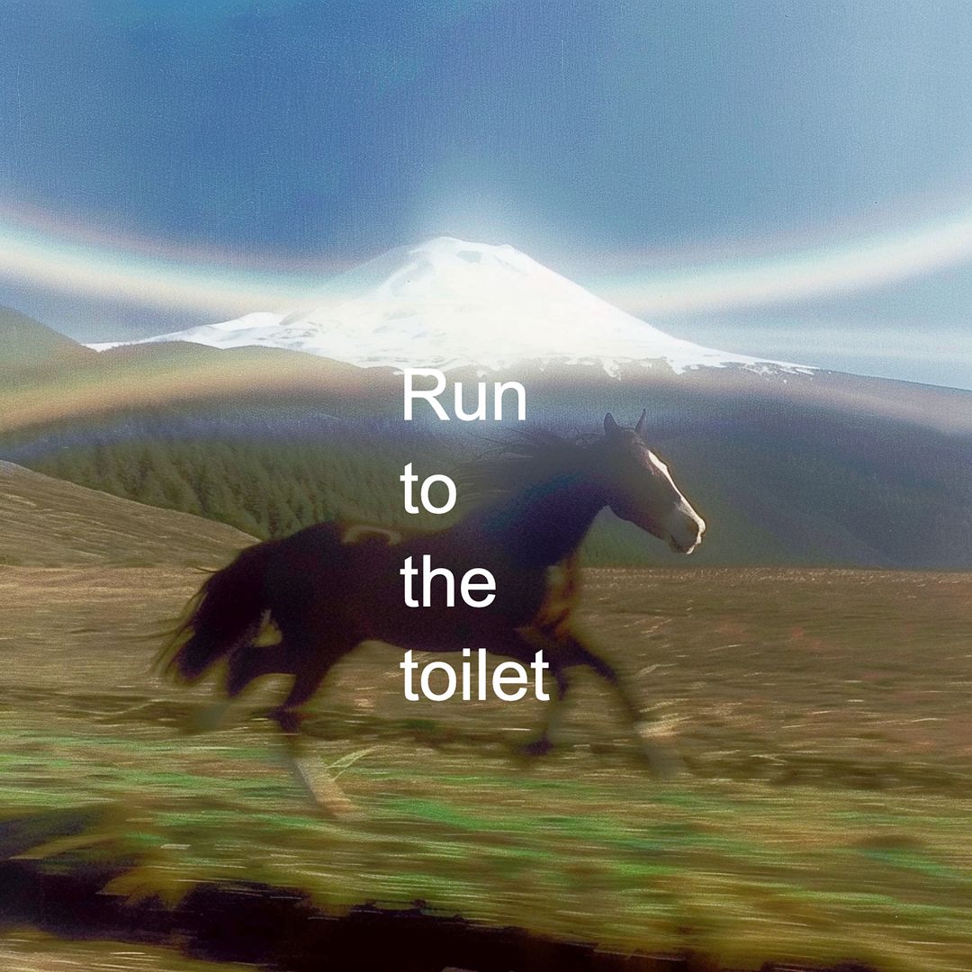 Run to the toilet