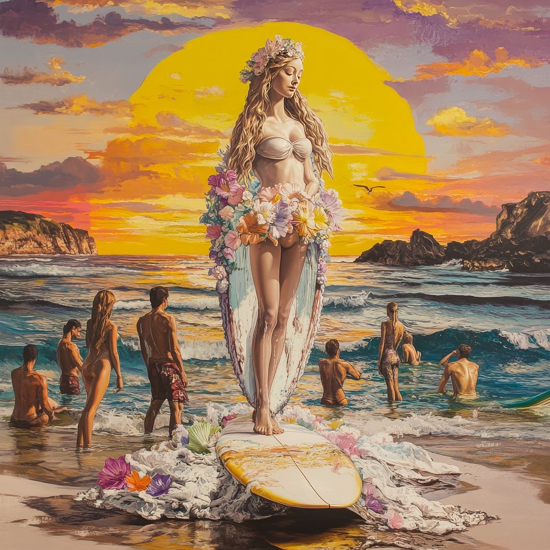 The birth of Venus - contemporary edition