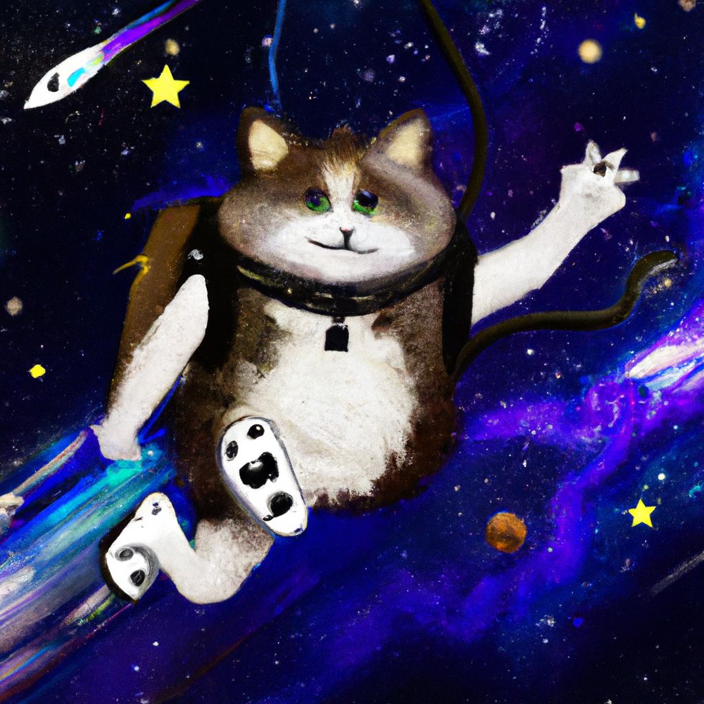 Fat space cat