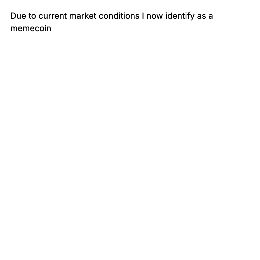 Due to current market conditions I now identify...