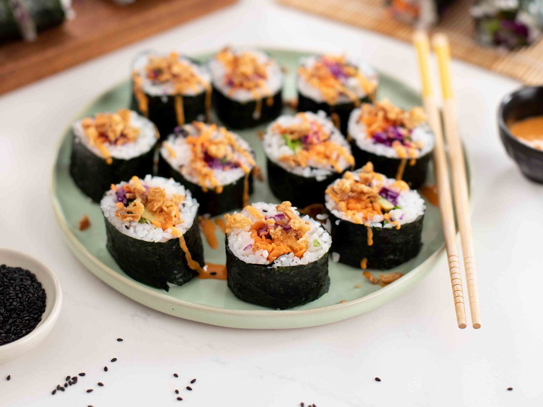 vegetarian sushi