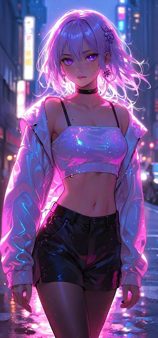 Cyberpunk City Stroll