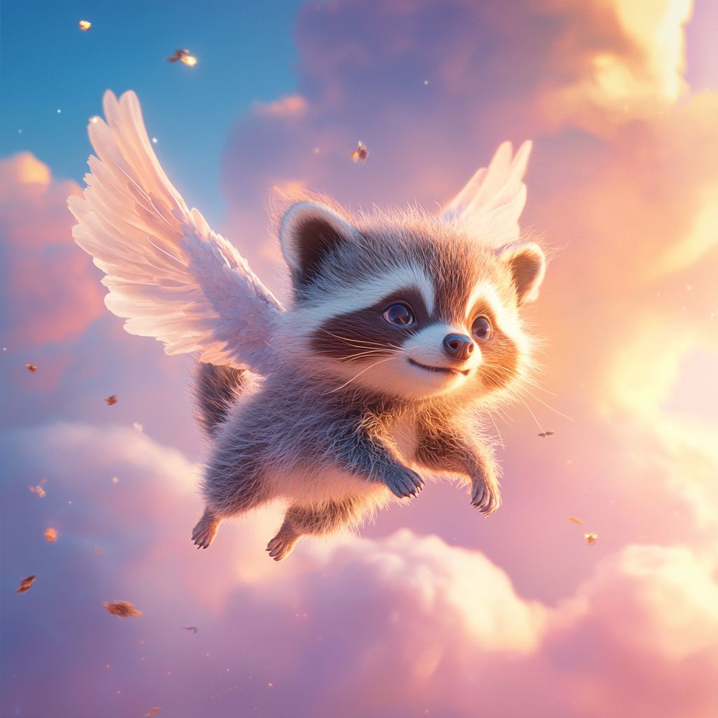 Flying Raccoon for 1 Enjoy