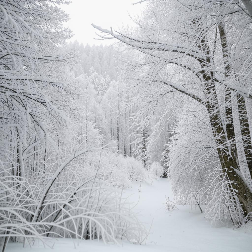 snowy forest